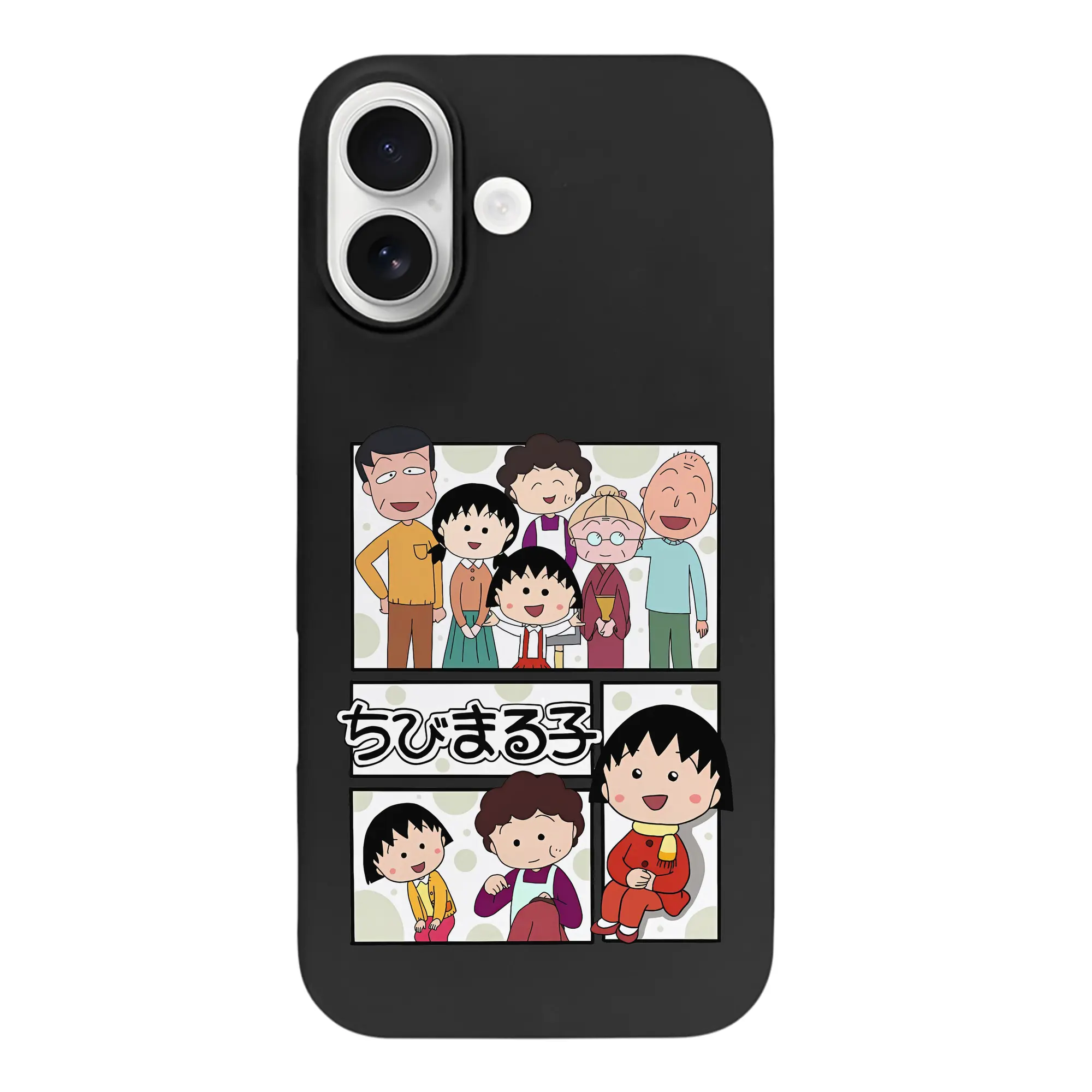 ちびまる子ちゃん グッズ さくら ももこ - iPhone 17 シリーズ シリコンケース 薄型 耐衝撃 指紋防止 ソフトタッチカバー 精密フィット 傷防止 保護ケース iPhone 17/17 Air/17 Pro/17 Pro Max 対応